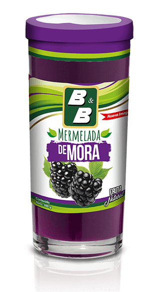 Mermelada de mora con fructosa, Mermelada