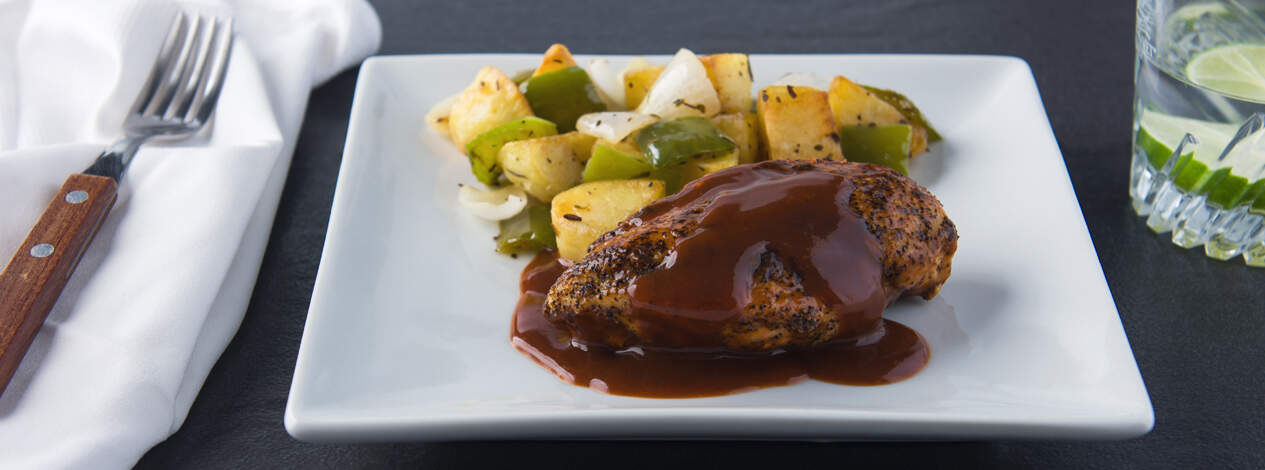 Pollo Salteado con BBQ B&B - B&B