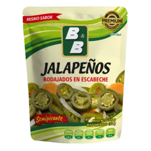 Jalapeños en Rodajas Semi Picante Doy Pack 320g
